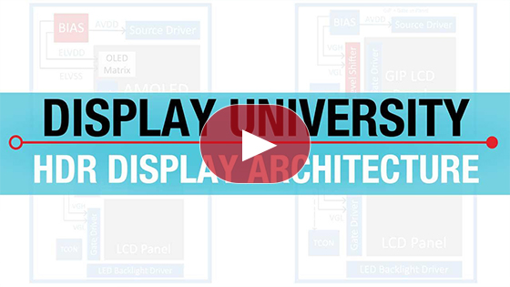 高動態範圍（HDR）顯示架構