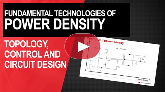 了解電源密度 – 拓樸、控制和電路設計