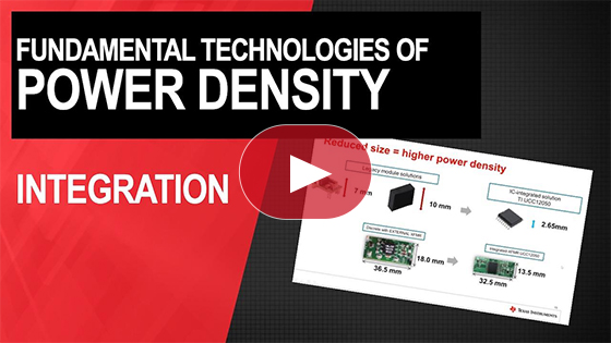 了解電源密度 – 集成