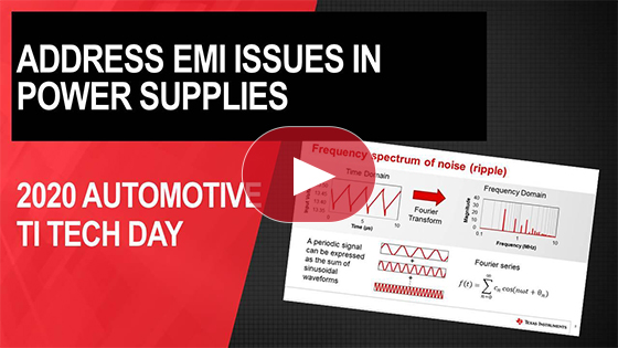 解決電源中的EMI問題的技巧和竅門