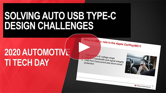 解決CarPlay應用中汽車USBType-C®的設計挑戰