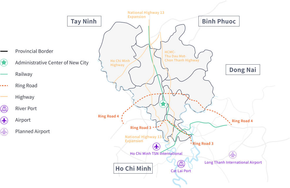 The Core of the Southern Vietnam Key Economic Region