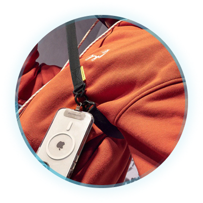 犀牛盾機能快扣背帶手機掛繩+掛片