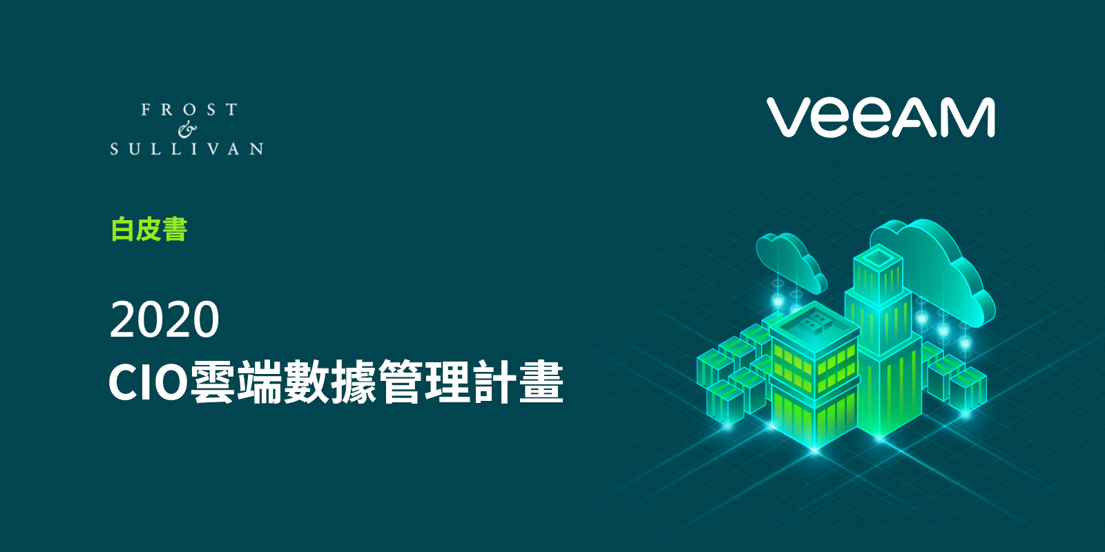 2020 CIO雲端數據管理計畫